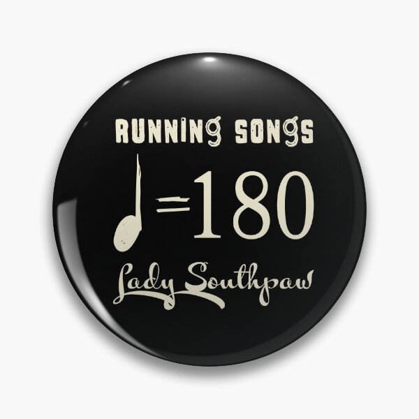Aperçu de l'œuvre 180 bpm Running Songs - Lettrage crème créée et vendue par Lady Southpaw.
