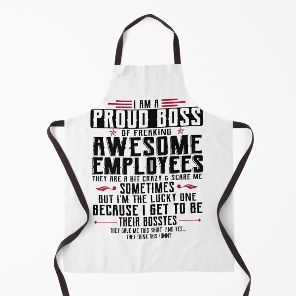 Item preview, I Am A Proud Boss Of Freaking Awesome Employees designed and sold by Lazza-Tracks.