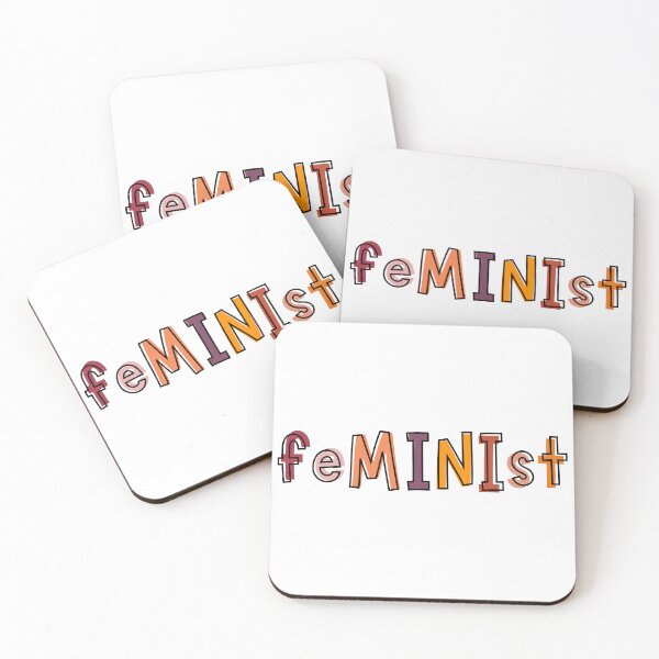 Item preview, feMINIst TEXT | LITTLE FEMINIST 90'S FALL PASTEL BUBBLE LETTERS | FUN ABSTRACT LETTERING FOR KIDS designed and sold by Festive Feminist.