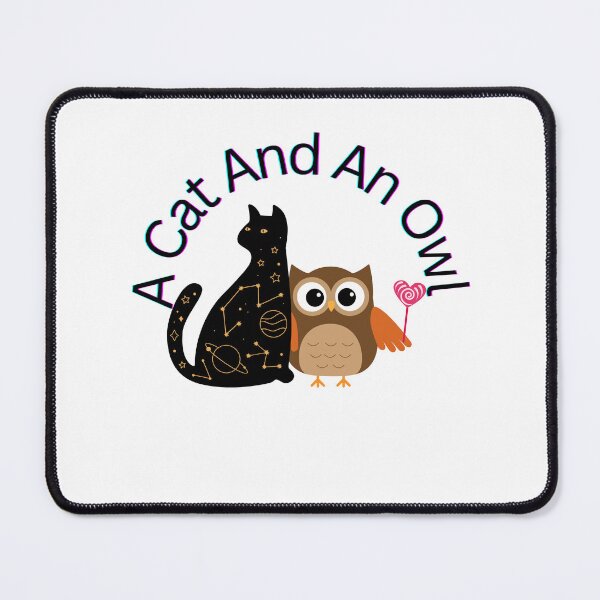Item preview, A Cat And An Owl designed and sold by sunlightdesign.