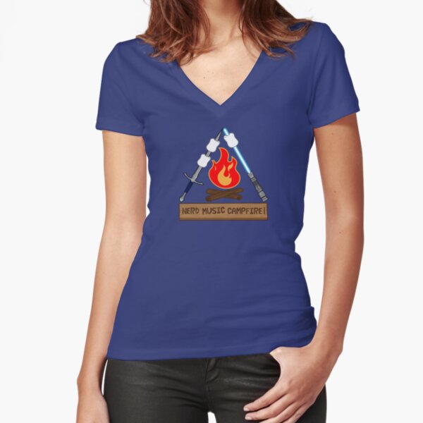 Fitted V-Neck T-Shirt