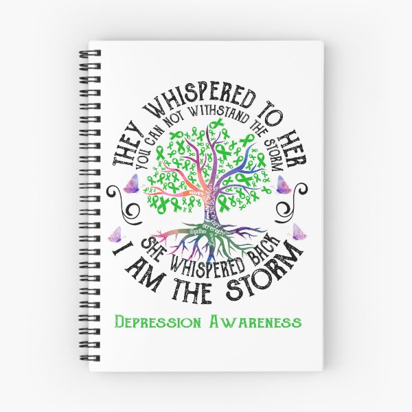 Item preview, Depression Awareness - Depression Warrior I Am The Storm designed and sold by RunningShop.