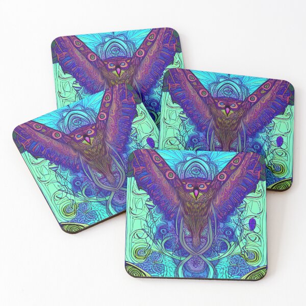 Item preview, Psychedelic Owl Acid Vibes 4 designed and sold by Benito Del Ray.