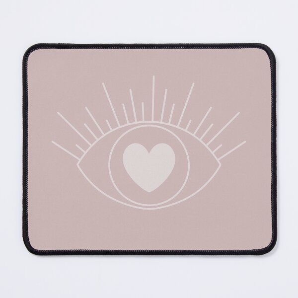 Item preview, Magical Mysterious Aesthetic Indie Style Pretty Heart Eye Gray Pink designed and sold by scorpiolane.