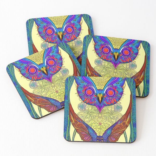 Item preview, Psychedelic Owl Acid Vibes 5 designed and sold by Benito Del Ray.