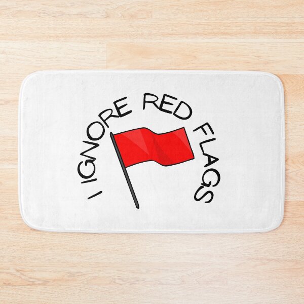 Item preview,  I ignore red flags T-shirt designed and sold by Nerdygirlteez.