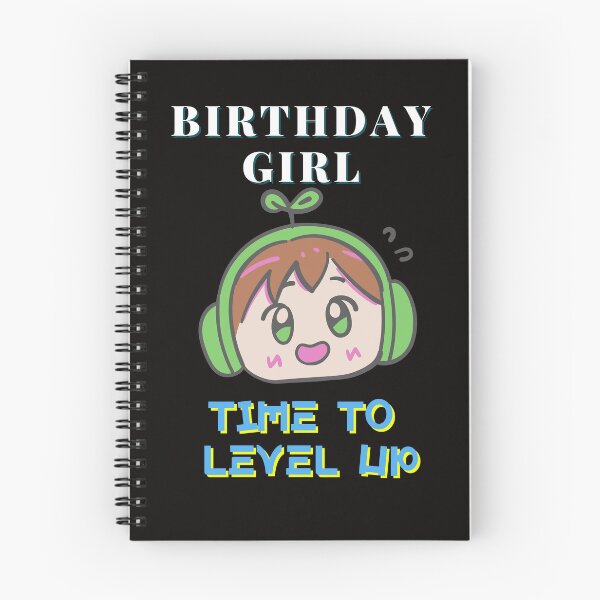 Item preview, Birthday girl time to level up designed and sold by Sasidenidesign.