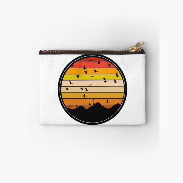 Item preview, Retro Sunset Mountain Birds designed and sold by Cute Curations.
