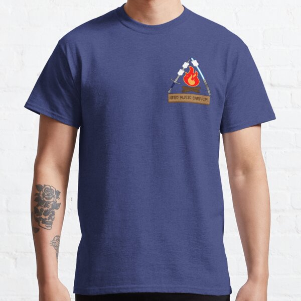 Nerd Music Campfire Small Logo Classic T-Shirt