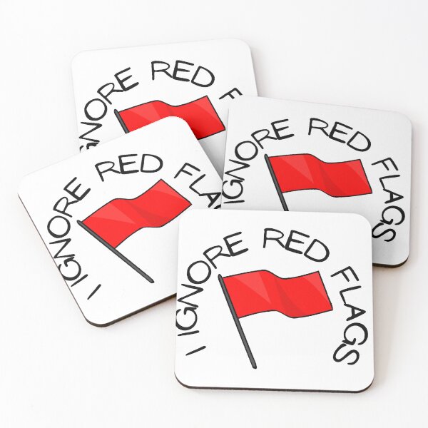 Item preview,  I ignore red flags T-shirt designed and sold by Nerdygirlteez.
