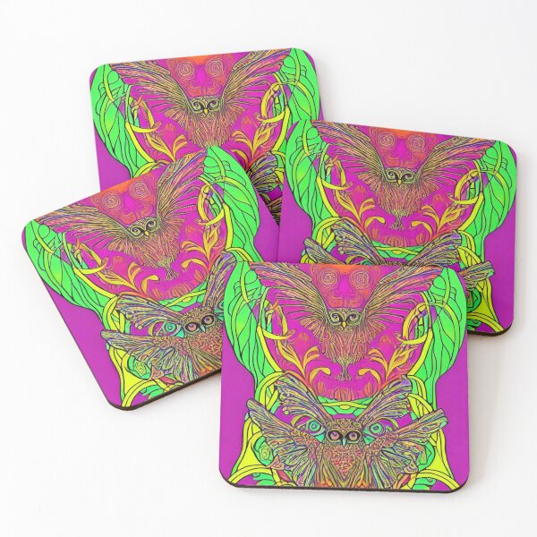 Item preview, Psychedelic Owl Acid Vibes 7 designed and sold by Benito Del Ray.