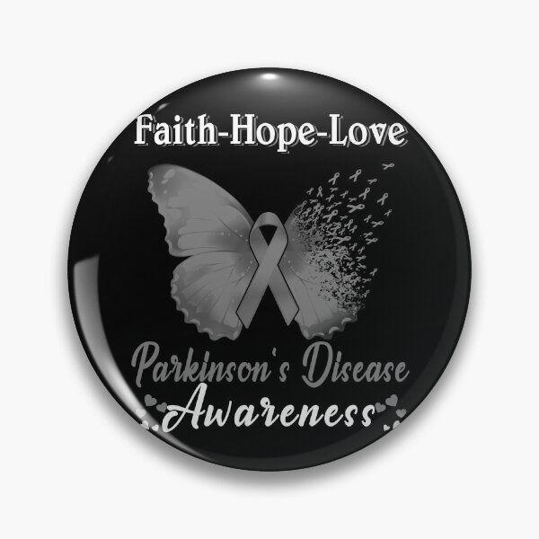 Item preview, Faith Hope Love Butterfly Parkinson's Disease Awareness designed and sold by Gillosina.