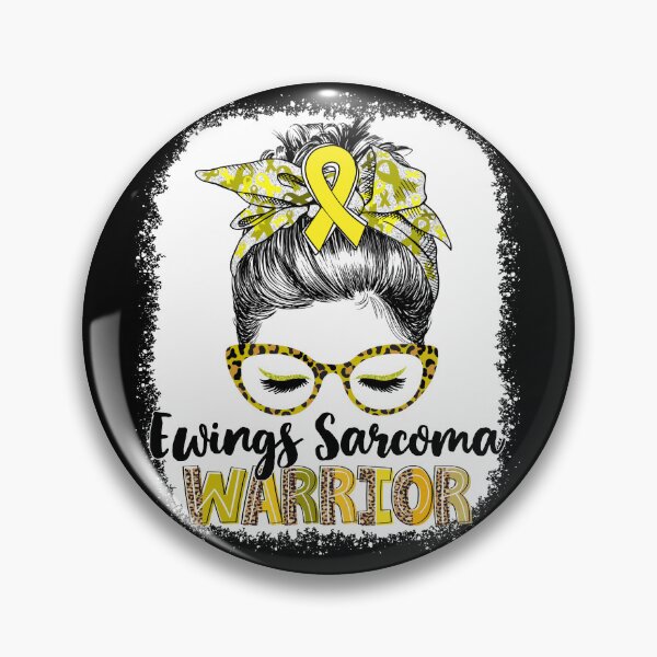 Item preview, Messy Bun Leopard Ewings Sarcoma Warrior designed and sold by rechardtee.