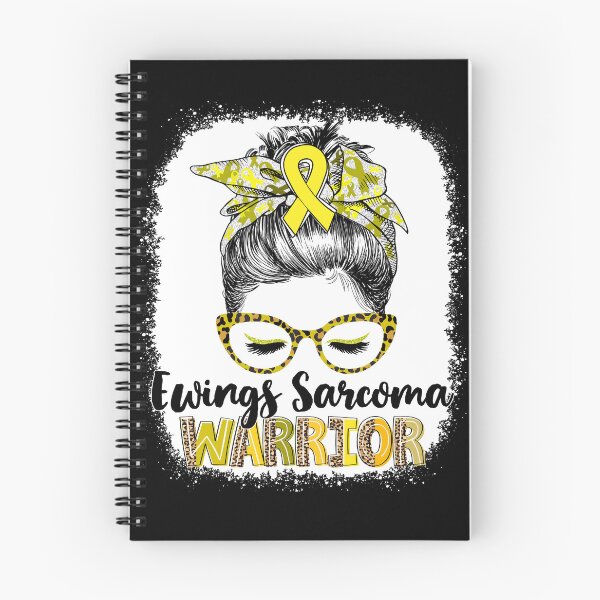 Item preview, Messy Bun Leopard Ewings Sarcoma Warrior designed and sold by rechardtee.