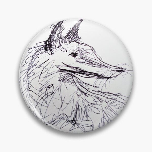 Item preview, Cute fox line drawing  designed and sold by arfff.