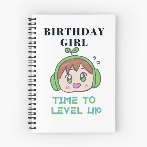 Item preview, Birthday girl time to level up designed and sold by Sasidenidesign.