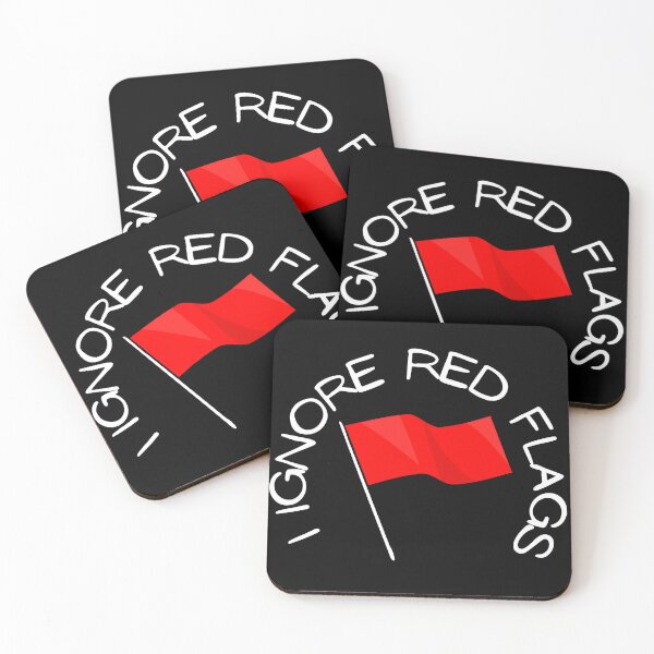 Item preview, I ignore red flags T-shirt designed and sold by Nerdygirlteez.