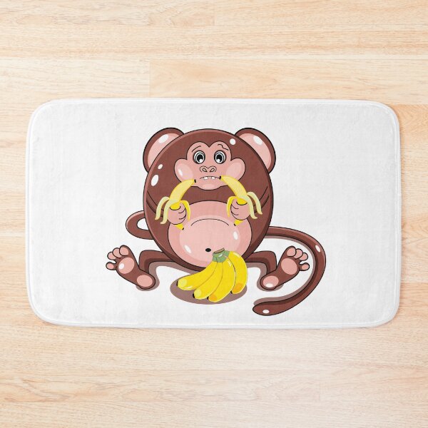 Item preview, Funny monkey with bananas  designed and sold by Mashusha-art.
