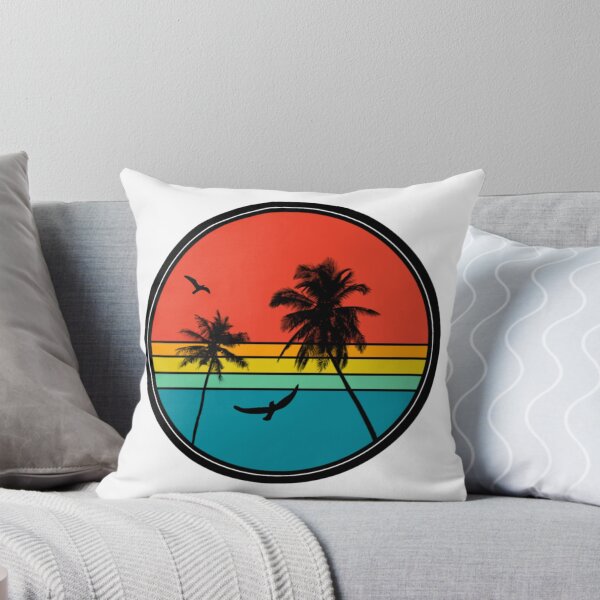 Artikelvorschau, Retro-Strand-Sonnenuntergang entworfen und verkauft von Cute Curations.