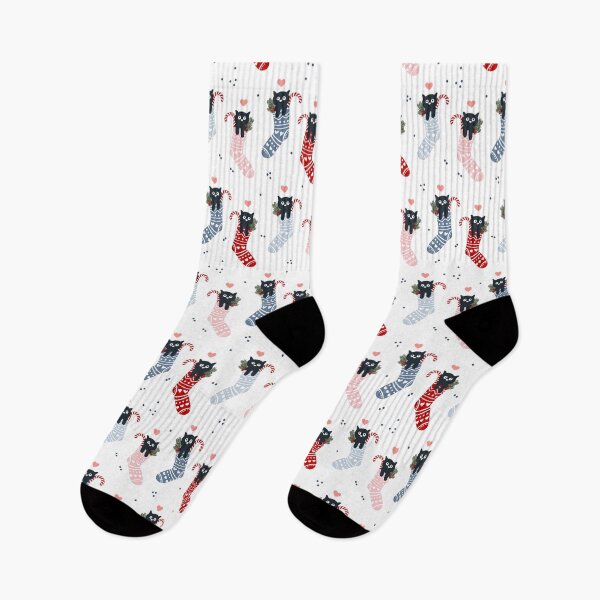 Item preview, Christmas Cats in Stockings designed and sold by KathrinLegg.