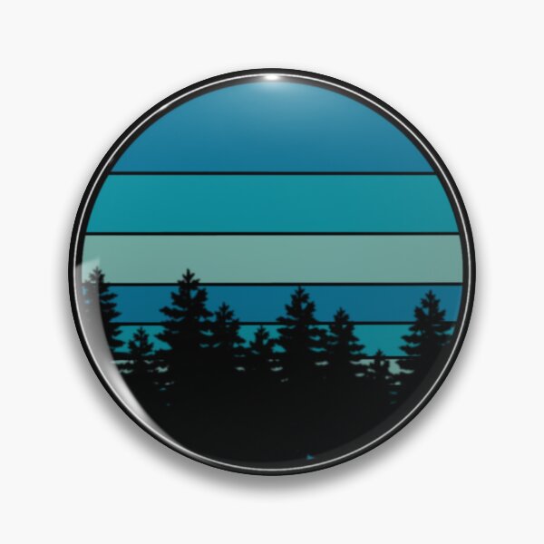 Artikelvorschau, Retro-NightSky-Wald entworfen und verkauft von Cute Curations.