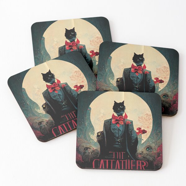 Item preview, The Catfather has a red rose bow-tie. designed and sold by BraveFellow.