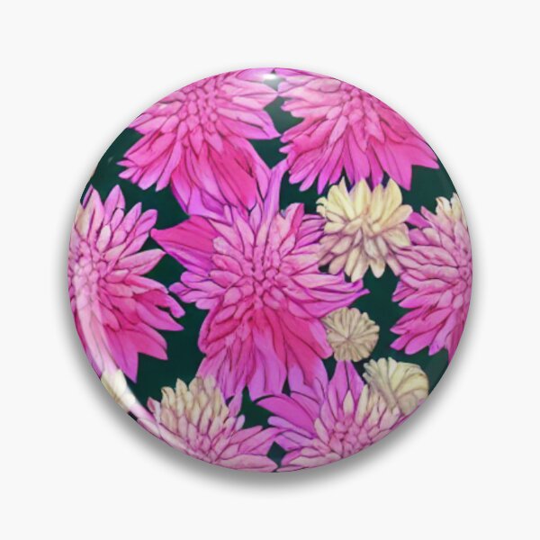 Item preview, Pink and Cream Flower Patterns designed and sold by ArteEterno.