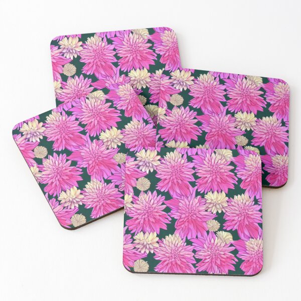 Item preview, Pink and Cream Flower Patterns designed and sold by ArteEterno.