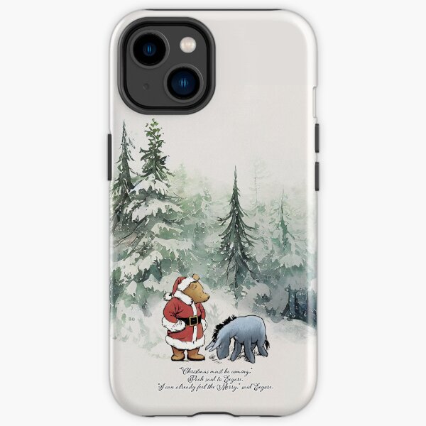 Pooh with Eeyore - Winter Wonderland iPhone Tough Case