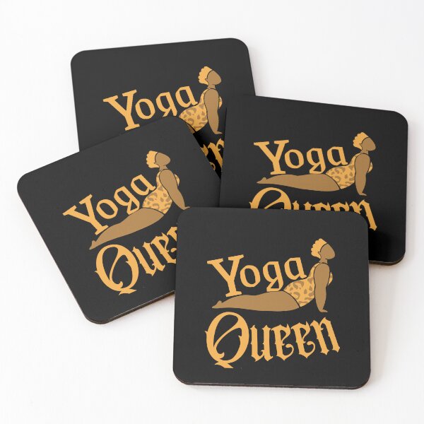 Item preview, Yoga Queen Curvy Woman support design for dark fabrics Woman of Beauty, Curves and Volume designed and sold by tranquilbeach.