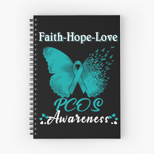 Item preview, Faith Hope Love Butterfly PCOS Awareness designed and sold by Gillosina.