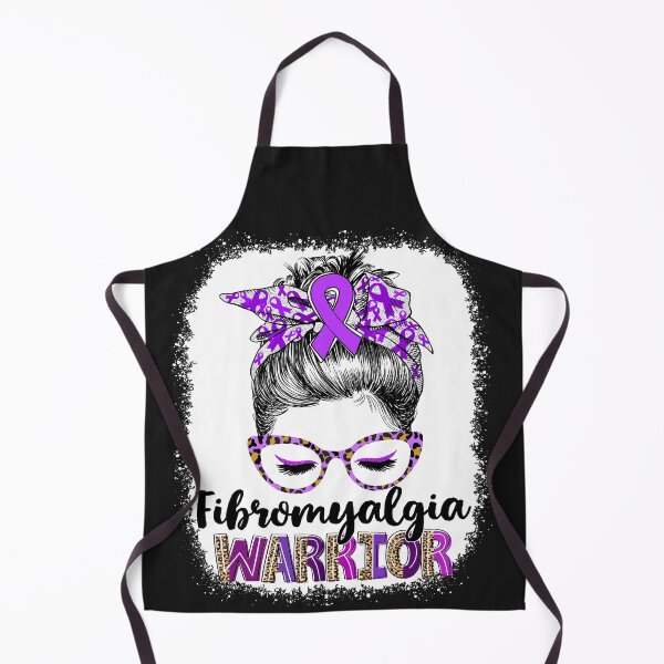 Item preview, Messy Bun Leopard Fibromyalgia Warrior designed and sold by rechardtee.