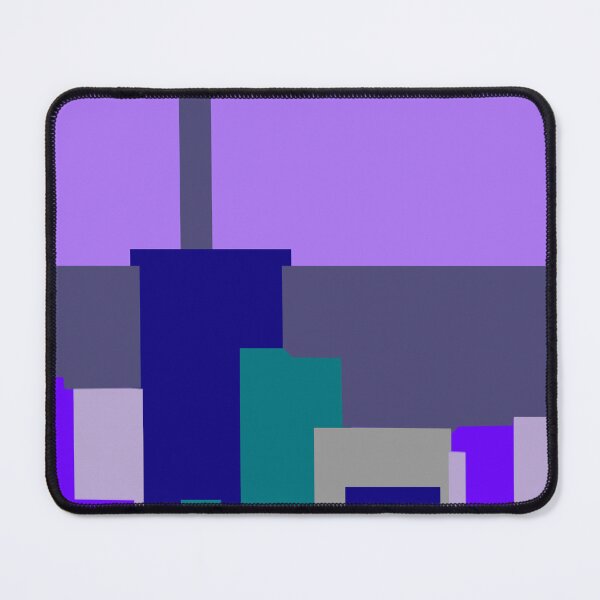 Item preview, Purple blue cold tone  tower city  designed and sold by tenkenryujin.