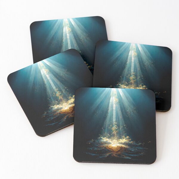 Item preview, Spirit of God was Hovering Over the Waters & God Said, Let There be Light designed and sold by ArtMadeByAI.