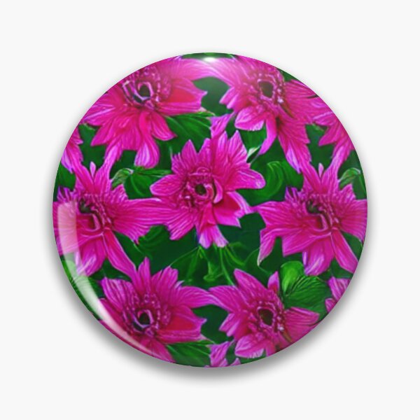 Item preview, Patterns of pink flowers and green leaves designed and sold by ArteEterno.
