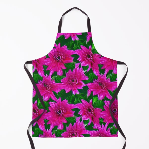 Item preview, Patterns of pink flowers and green leaves designed and sold by ArteEterno.