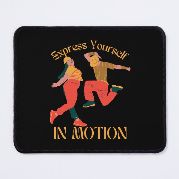 Item preview, Express Yourself in Motion Dance Couple in Red and Yellow designed and sold by tranquilbeach.