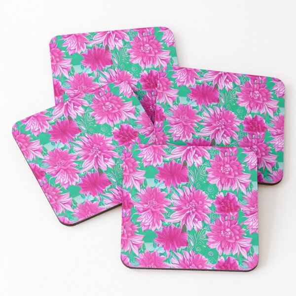 Item preview, Pink flower patterns designed and sold by ArteEterno.