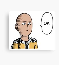 One Punch Man Saitama Canvas Print