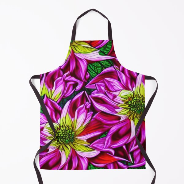 Item preview, Pink flower patterns with yellow designed and sold by ArteEterno.