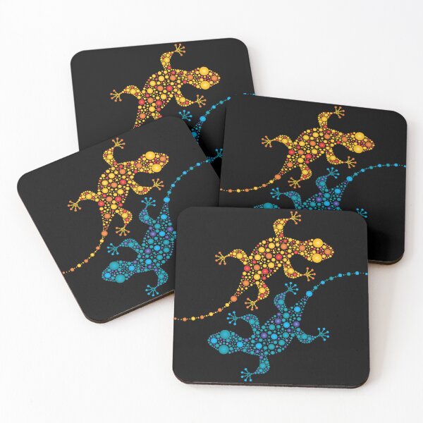 Item preview, Geometric Art Inspired Geckos designed and sold by iamKaye.