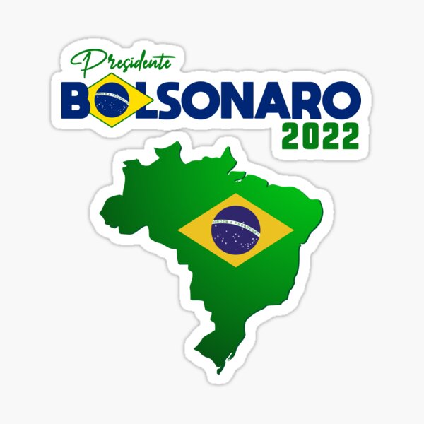"Bolsonaro 22" Sticker for Sale by rachimariposa | Redbubble