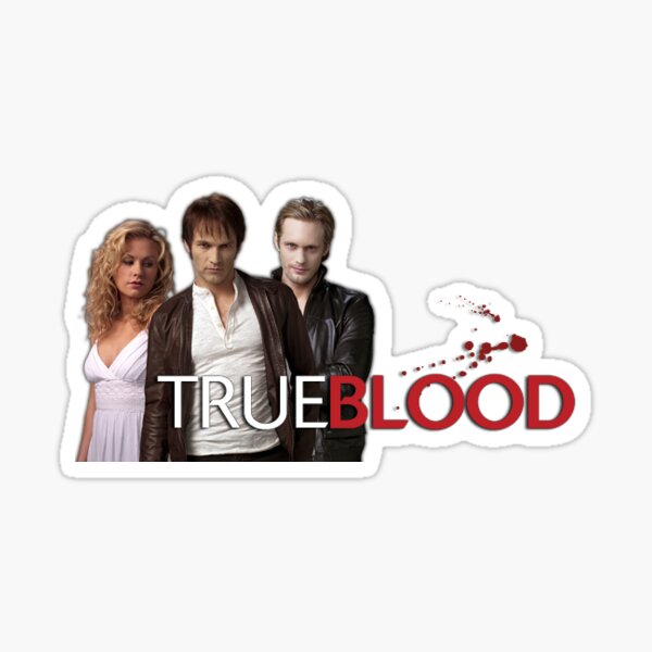 True Blood Logo - Rechnung, Eric, Sookie Sticker