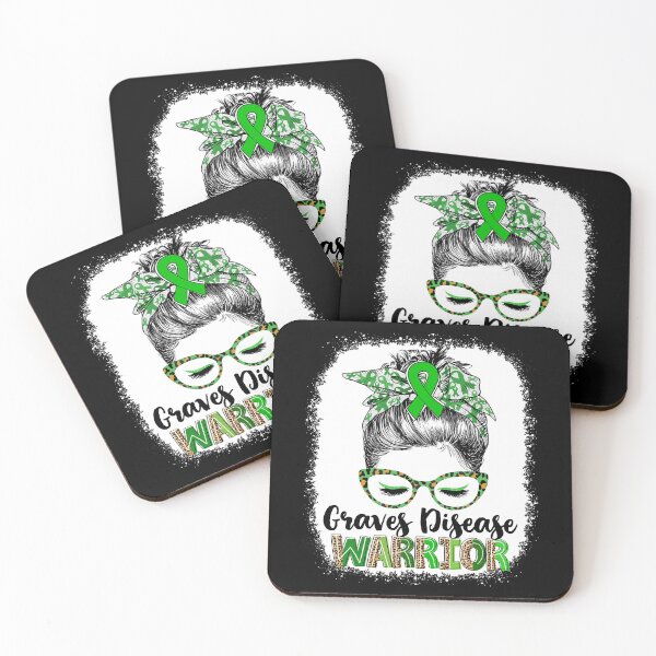 Item preview, Messy Bun Leopard Graves Disease Warrior designed and sold by rechardtee.