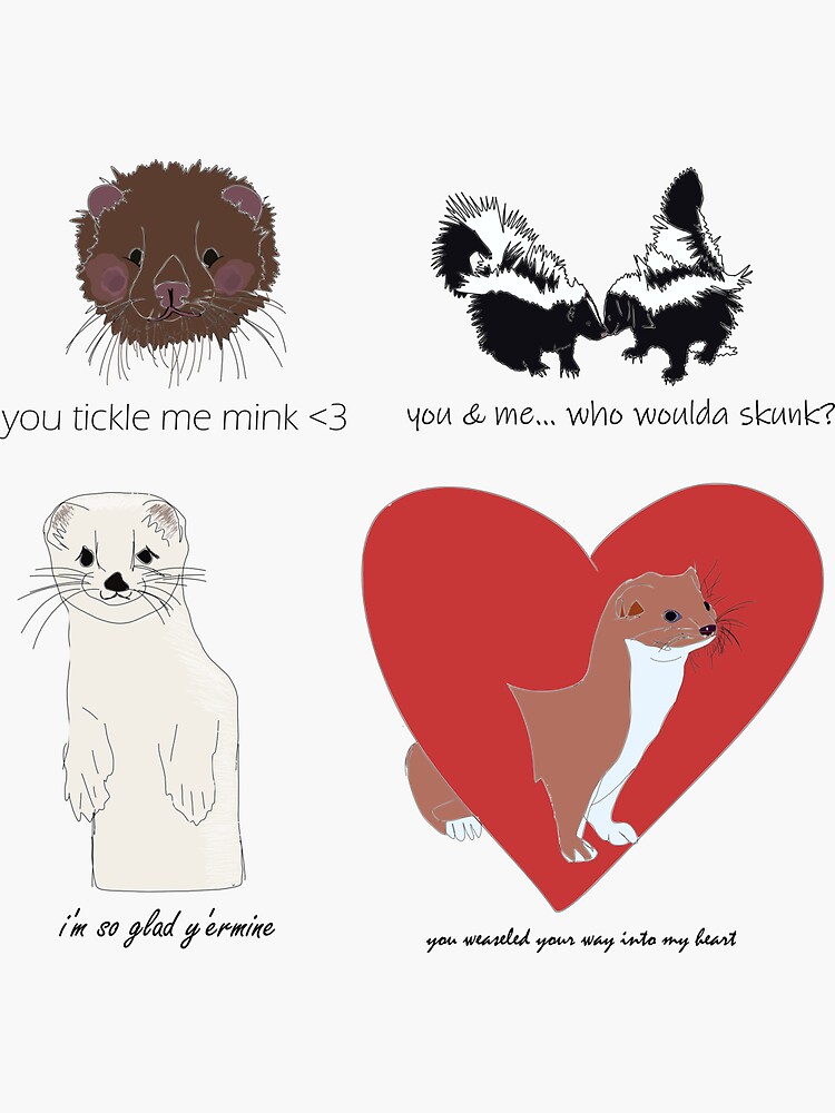 Lovey Weasel Puns