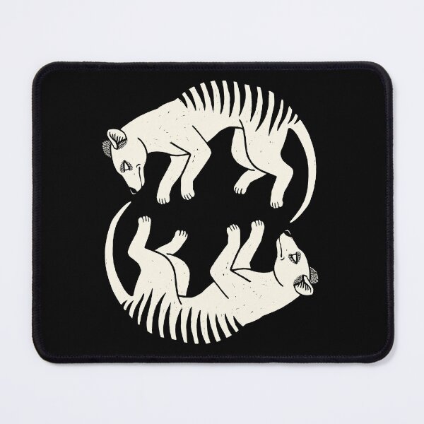 Item preview, Thylacine Lovers - Woodcut 4 designed and sold by Veymoth.