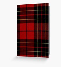 Brodie Clan Tartan Greeting Card