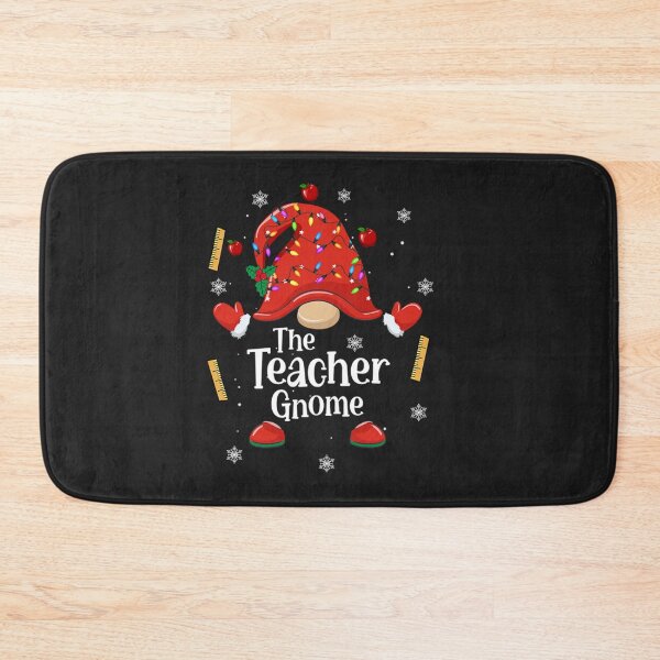 Item preview, merry christmas teacher gnomes designed and sold by cutedream.