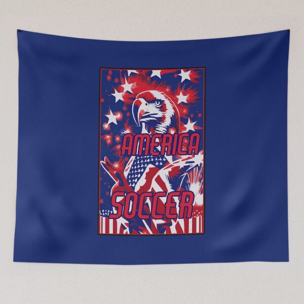 Artikelvorschau, Amerika-Fußball-T-Shirt entworfen und verkauft von Soccer-Stuff.
