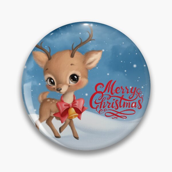Item preview, Merry Christmas Deer designed and sold by Edenglow Prints & Peculiars.